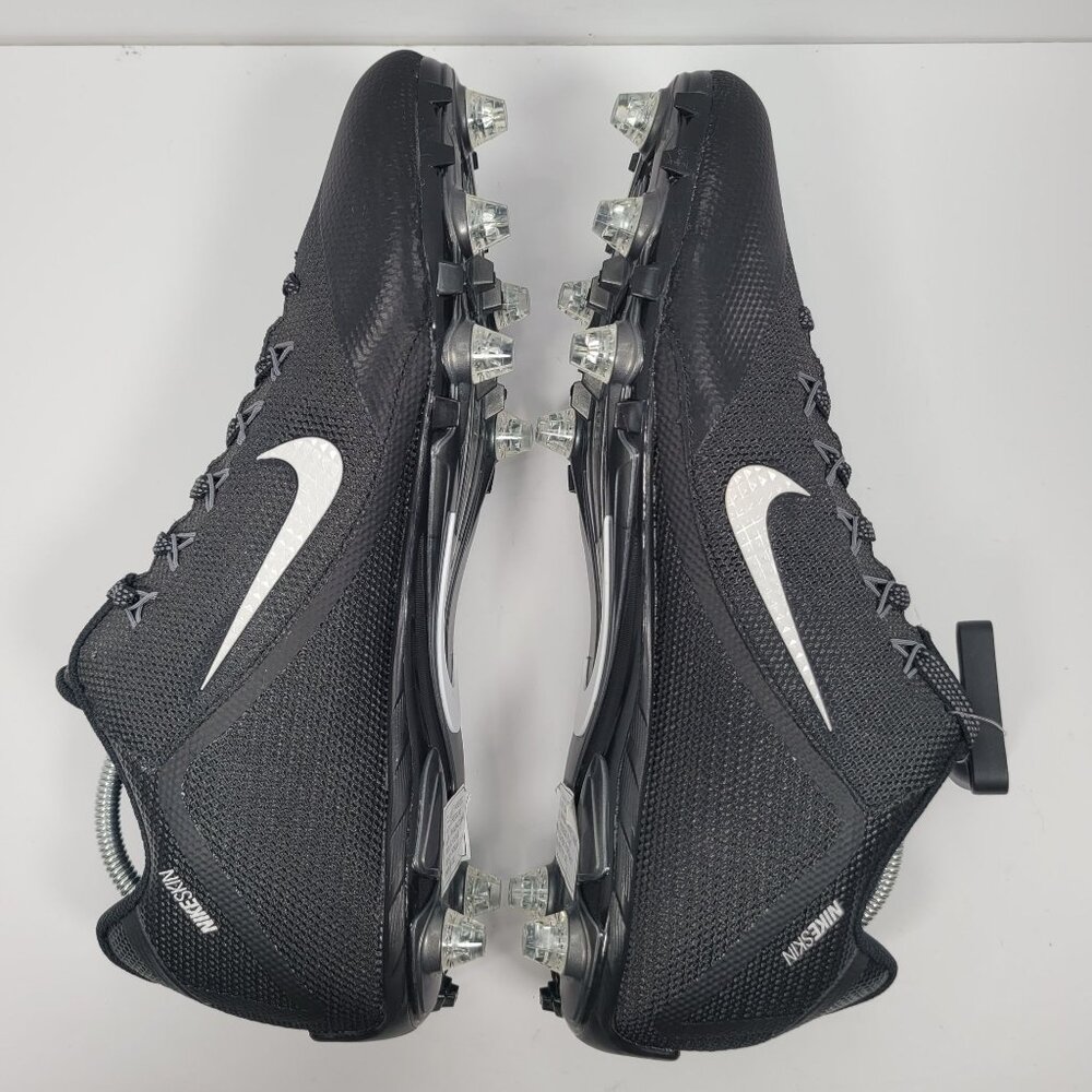 Nike Alpha Pro 2 TD Men's Black Football Cleats 719934-010 US Size 15 Like New - Picture 6 of 8